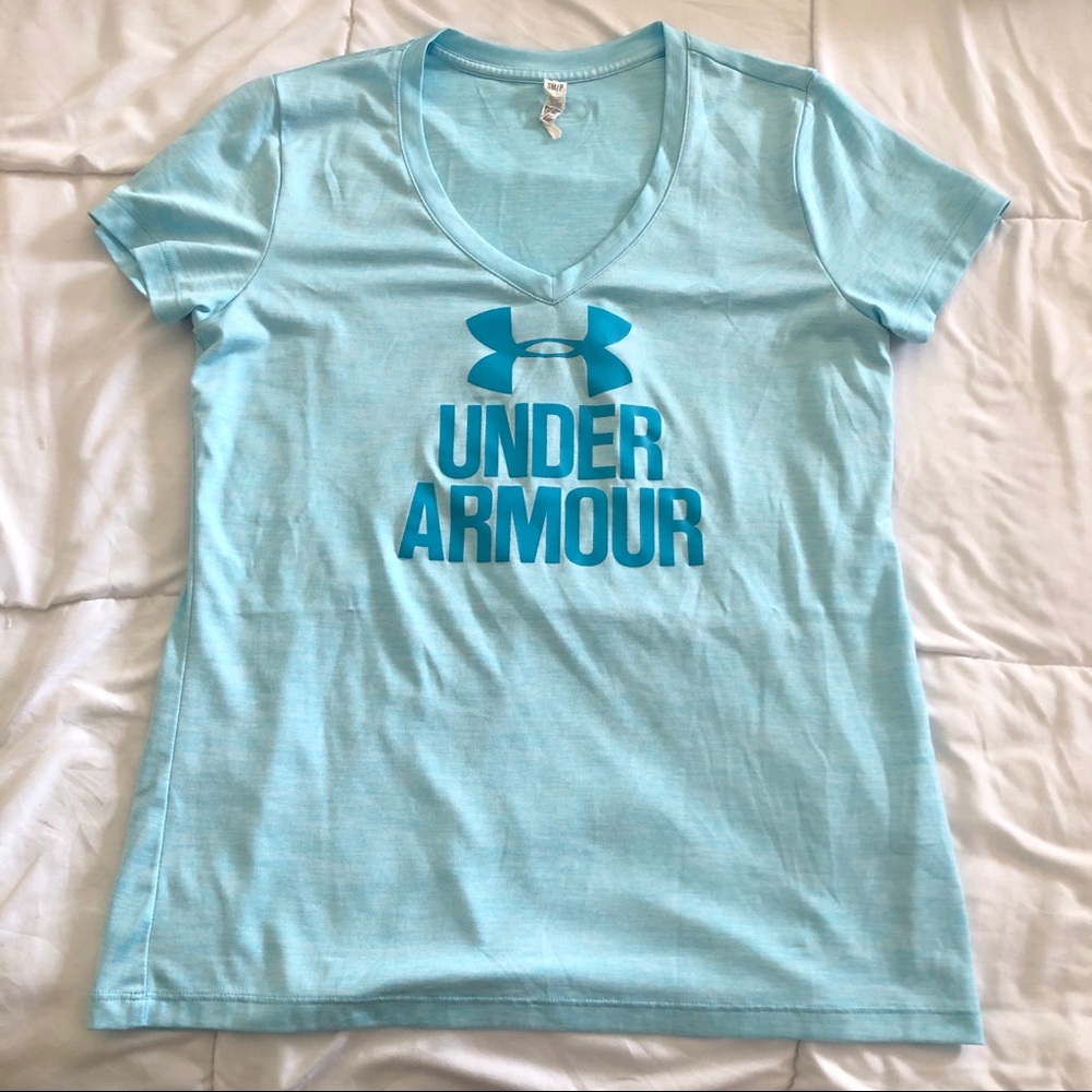 Blue Under Armour Logo Shirt